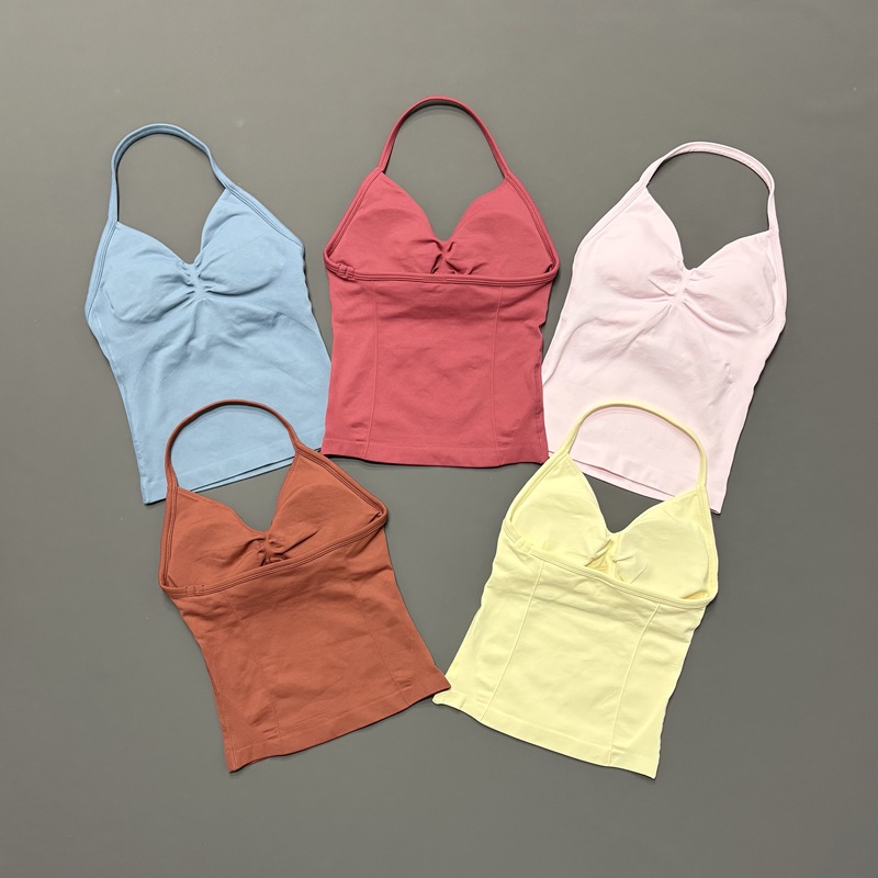 Sports Bra High Impact - قميص رياضي نسائي بدون خياطة بحمالات