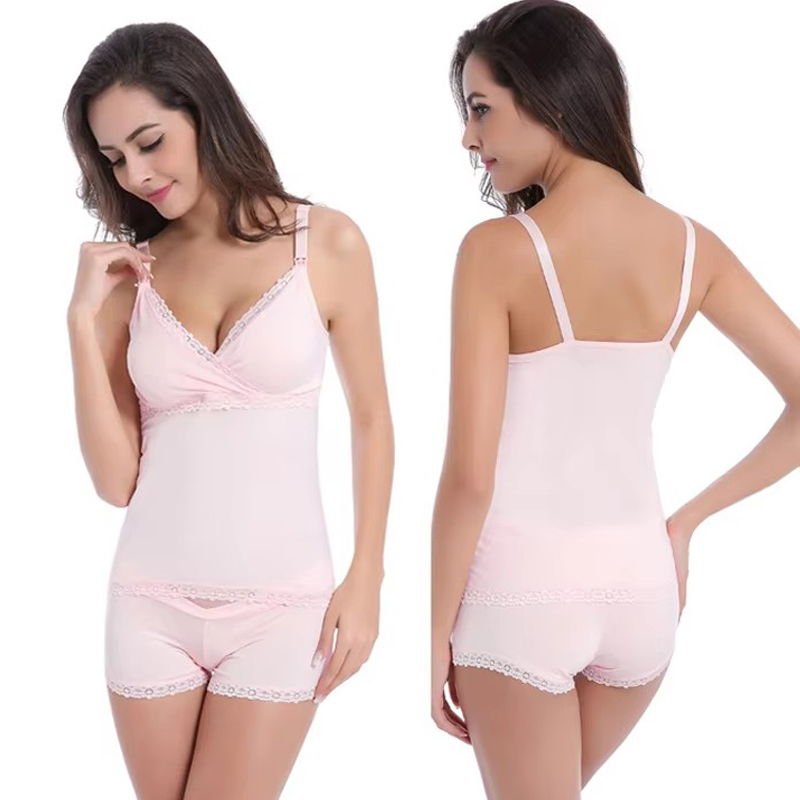 Nursing Bra Sleep - ملابس الأمومة، حمالة صدر نسائية للنوم،