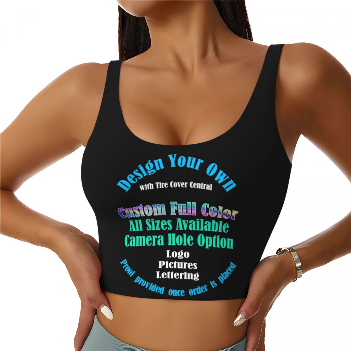 Sports Bra High Impact - مخصص تأثير عالي مخصص التصميم الخاص