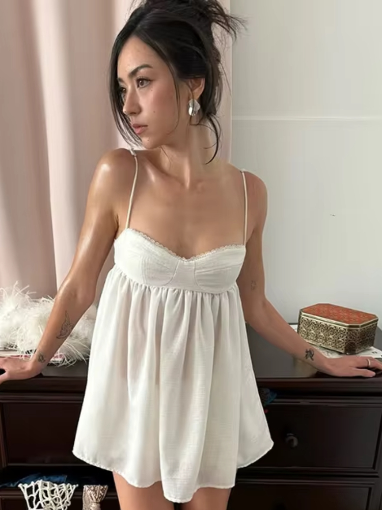 Strapless Bra Backless - طقم نوم نسائي كلاسيكي من قطعتين