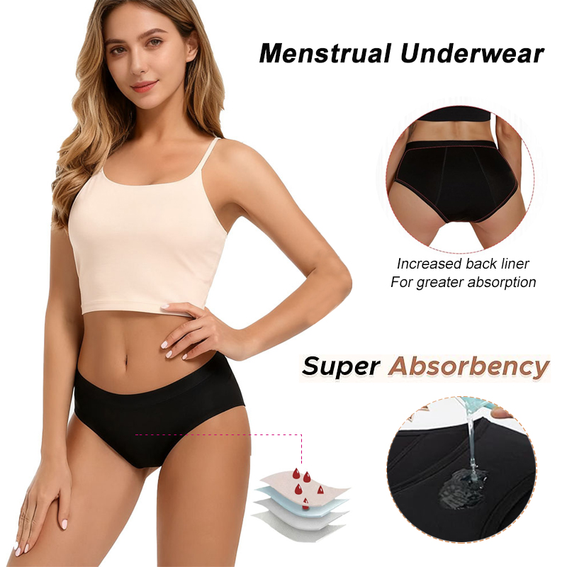 Period Panty Absorbent - سراويل داخلية نسائية للدورة الشهرية ذات