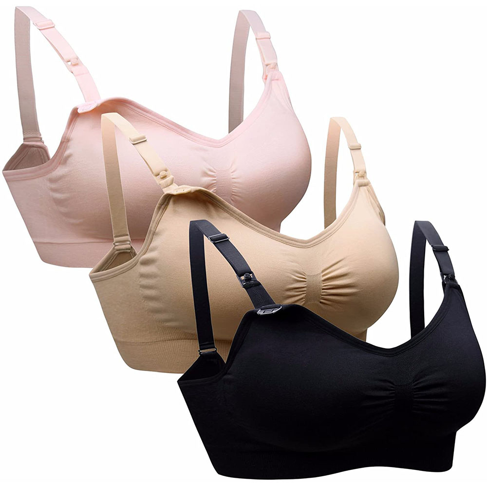 Nursing Bra Sleep - حمالة صدر قطنية للرضاعة بدون أسلاك