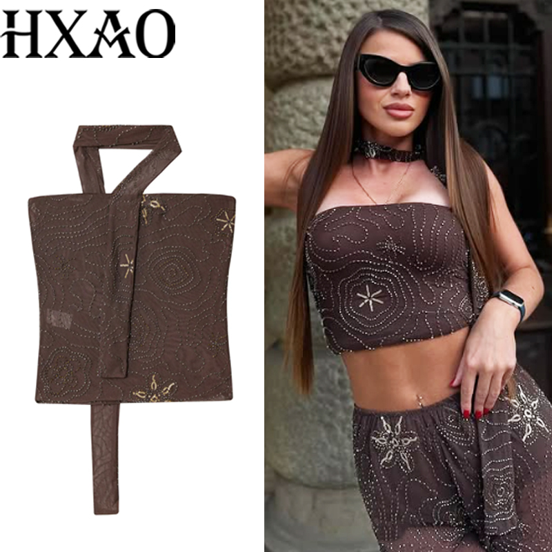 Strapless Bra Backless - HXAO مشد قطع علوية قصيرة للنساء