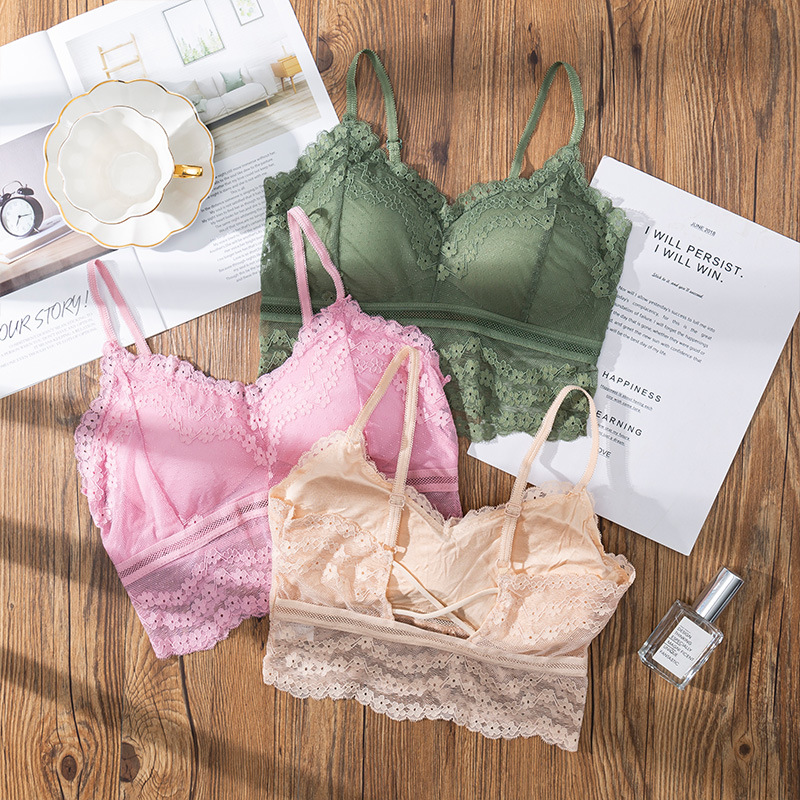 Strapless Bra Backless - ثلاثية الأبعاد مثير الدانتيل الملابس الداخلية
