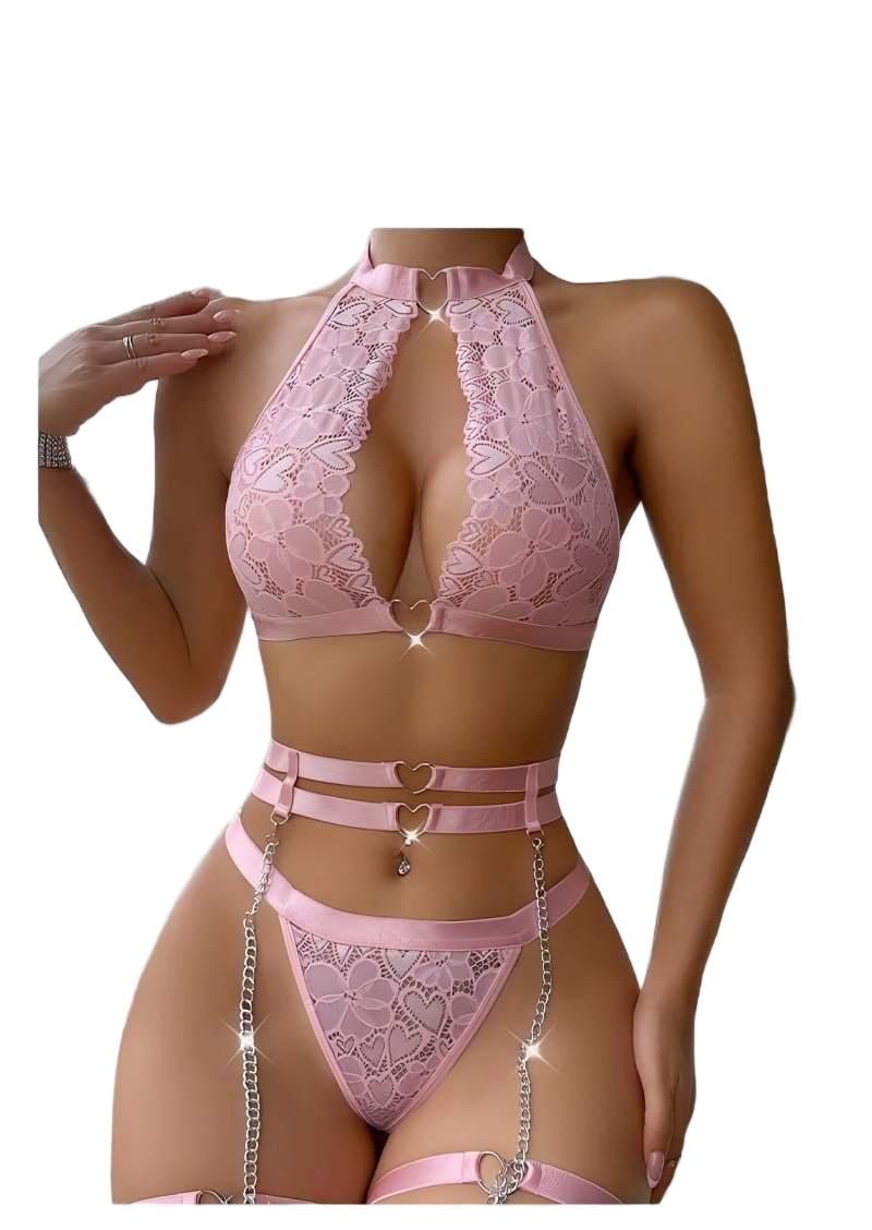 طقم لانجري مثير من الدانتيل بت - مراجعة Push Up Bra Padded وسعره