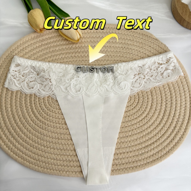 شخصية مخصصة ثونغ اسم كريستال ر - مراجعة Thong Bikini Women وسعره