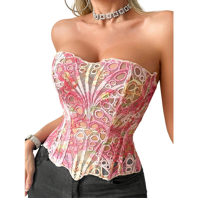 كورسيه نسائي مثير من الدانتيل  - مراجعة Cami Top Lace وسعره