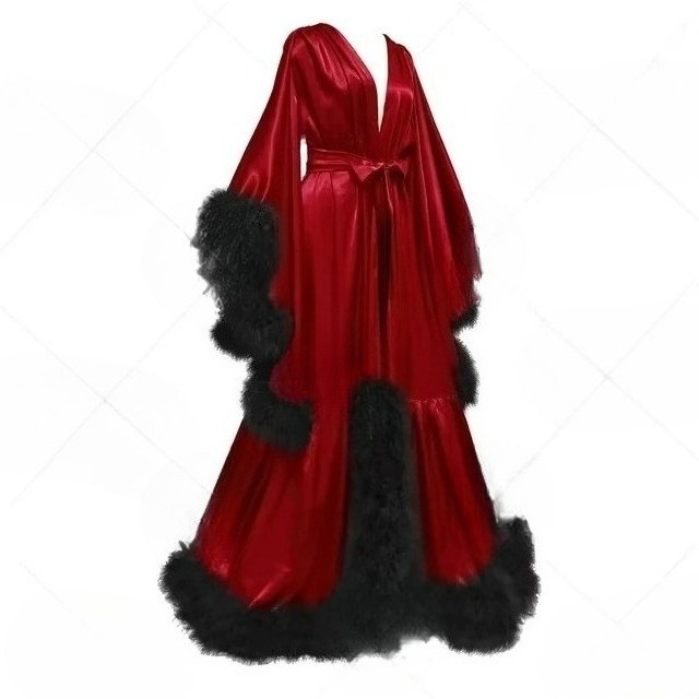 روب حمام نسائي مخصص بأكمام واس - مراجعة Robe Silk Women وسعره