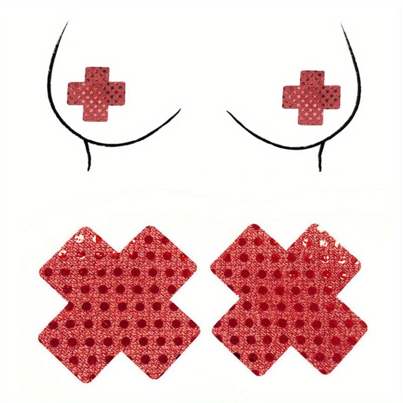 أغطية حلمات الثدي بتصميم الصلي - مراجعة Nipple Cover Pasties وسعره