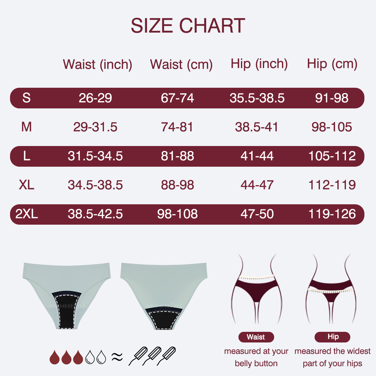 سراويل الحيض النساء مانعة للتس - مراجعة Period Panty Absorbent وسعره