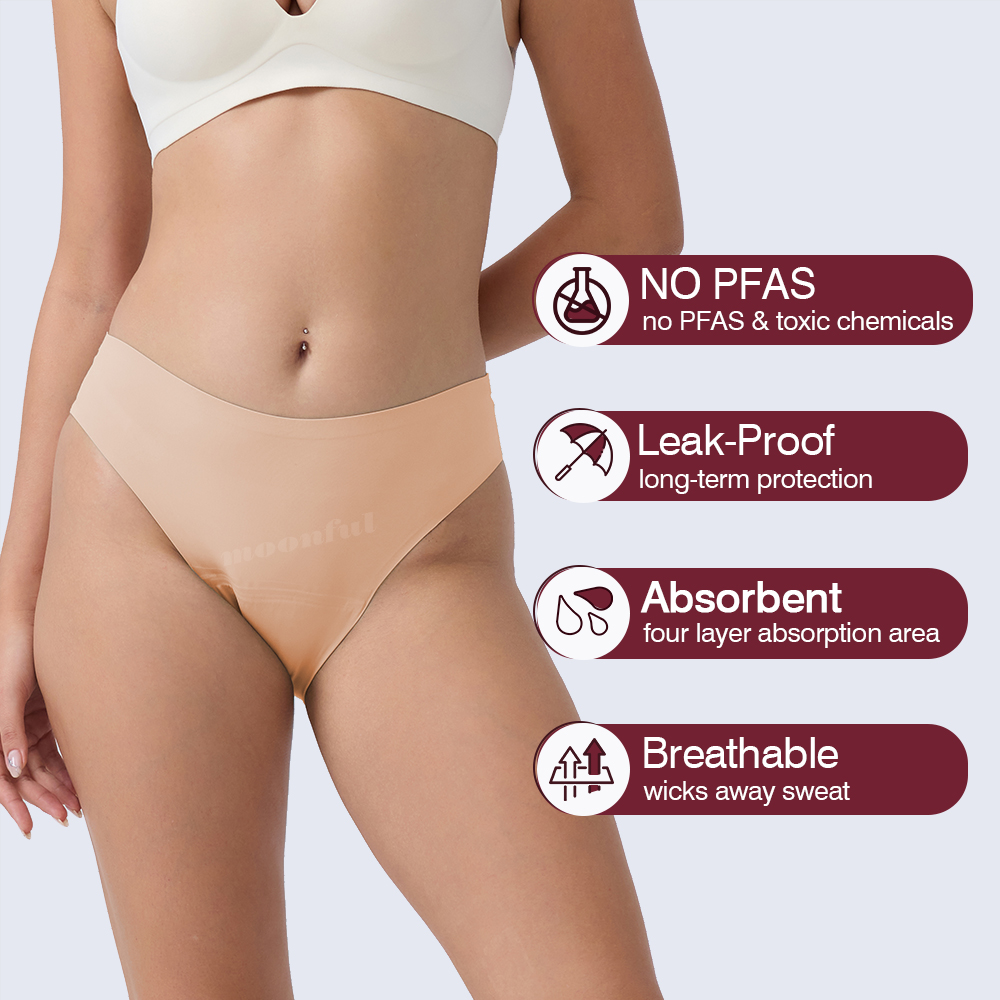سراويل الحيض النساء مانعة للتس - مراجعة Period Panty Absorbent وسعره